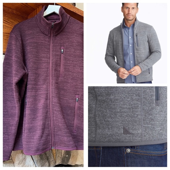 Untuckit Full Zip Fleece Sweatshirt L - Picture 1 of 14